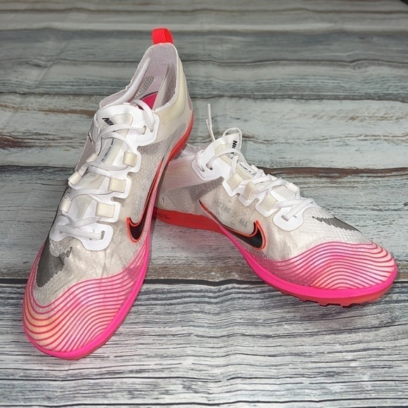 Nike Women's Zoom Victory Waffle 5 White/Black-Bright Crimson Size 6.5 - Picture 2 of 10